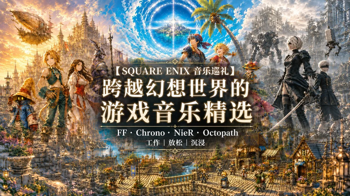 SQUARE ENIX game music collection artwork
